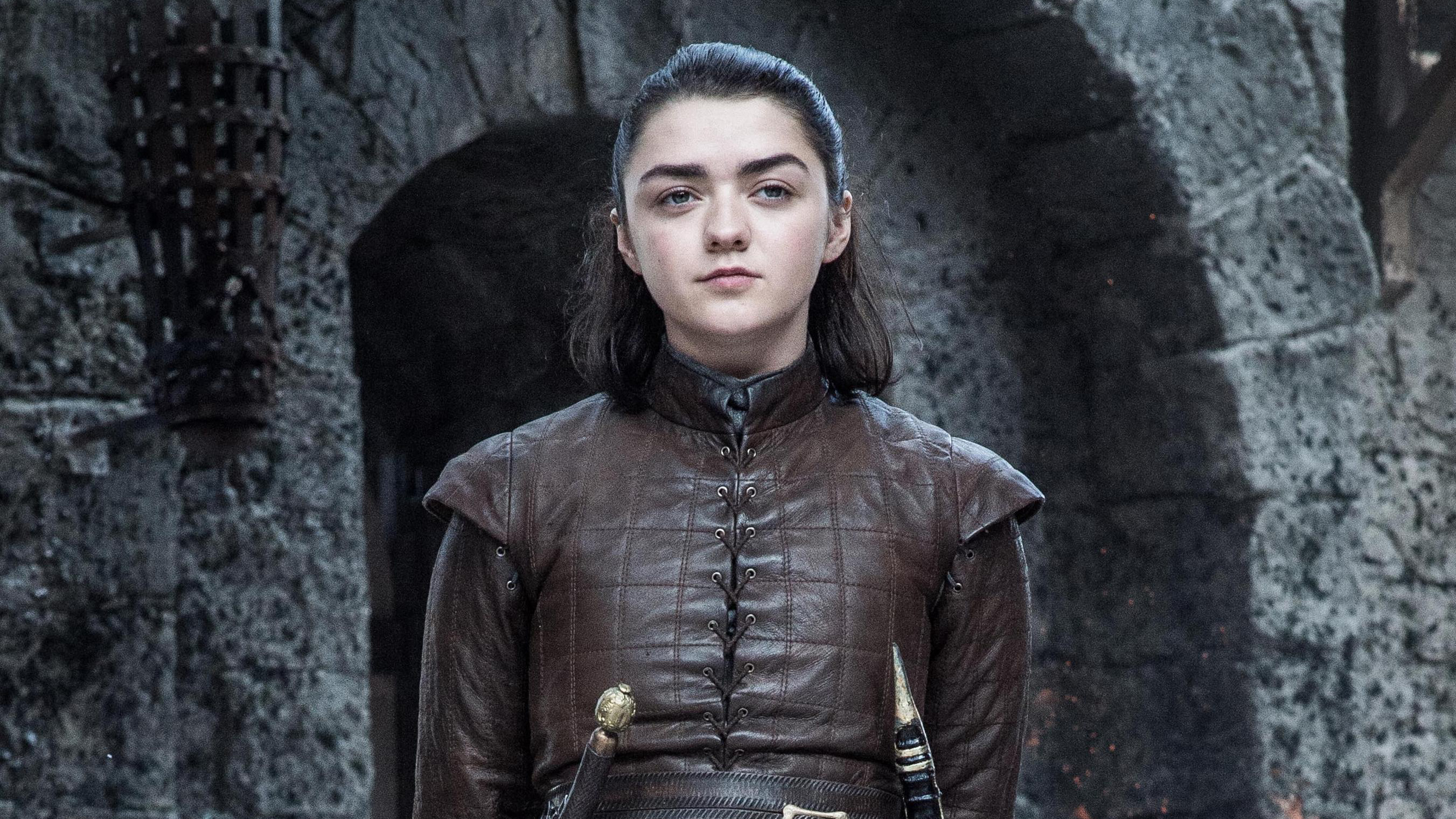 Maisie Williams som Arya Stark