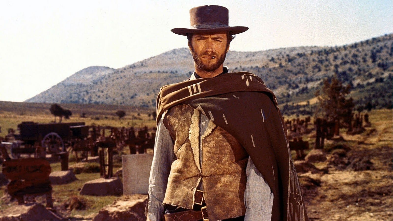 Clint Eastwood i "A Fistful of Dollars"