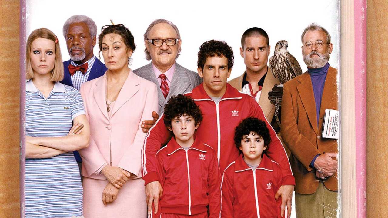 Samlad bild på familjen i Royal Tenenbaums.