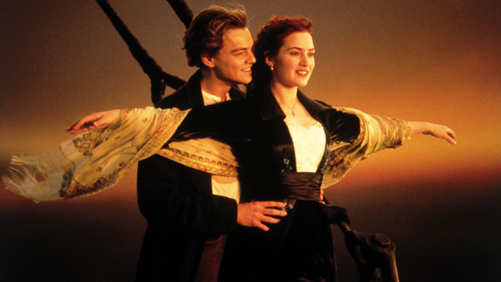 Kate Winslet och Leonardo DiCaprio i Titanic. Foto: 20th Century Fox.