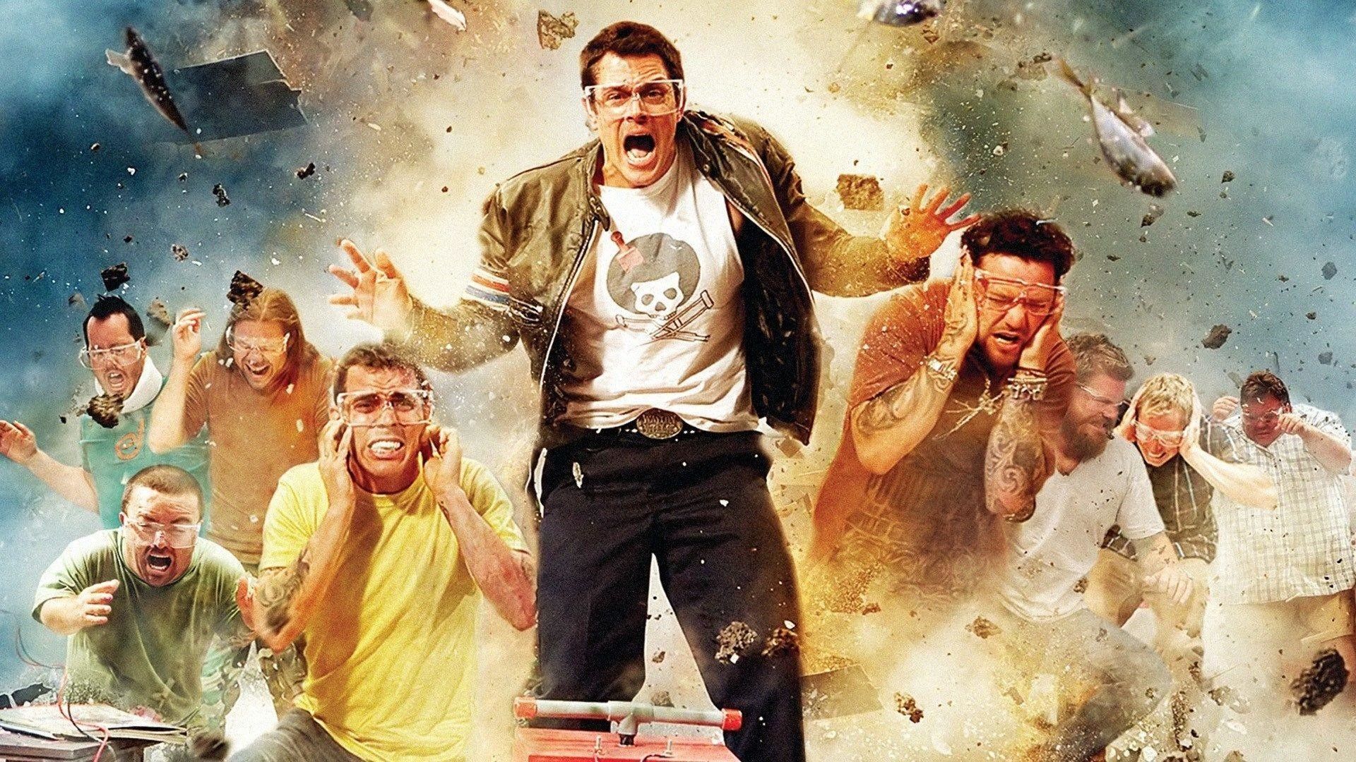 Johnny Knoxville och resten av Jackass gänget