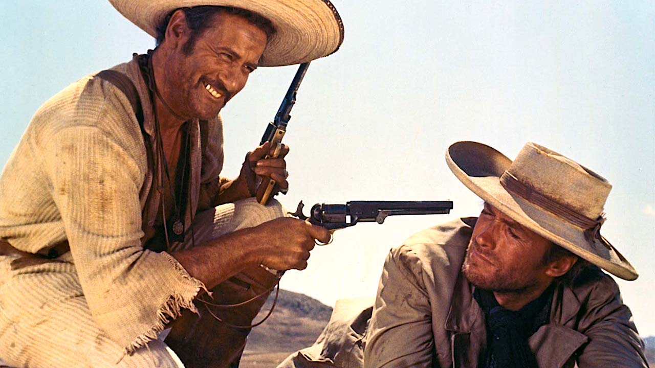 Clint Eastwood och Eli Wallach i Den gode, den onde, den fule. Foto: Produzioni Europee Associate.