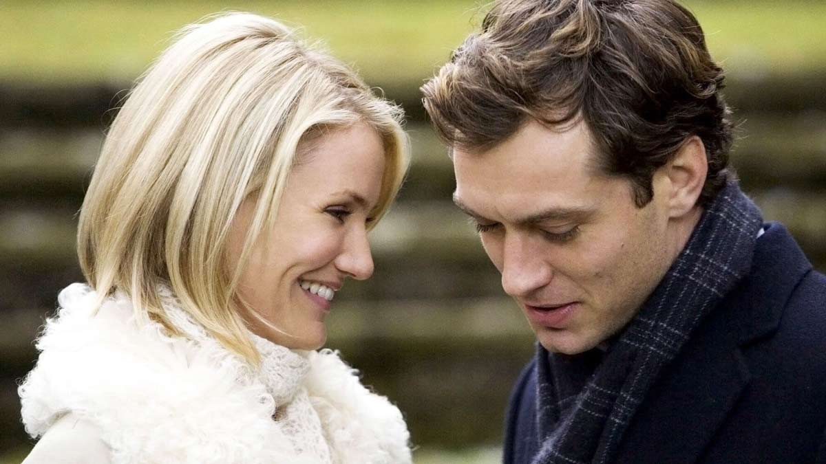 Cameron Diaz och Jude Law i The Holiday