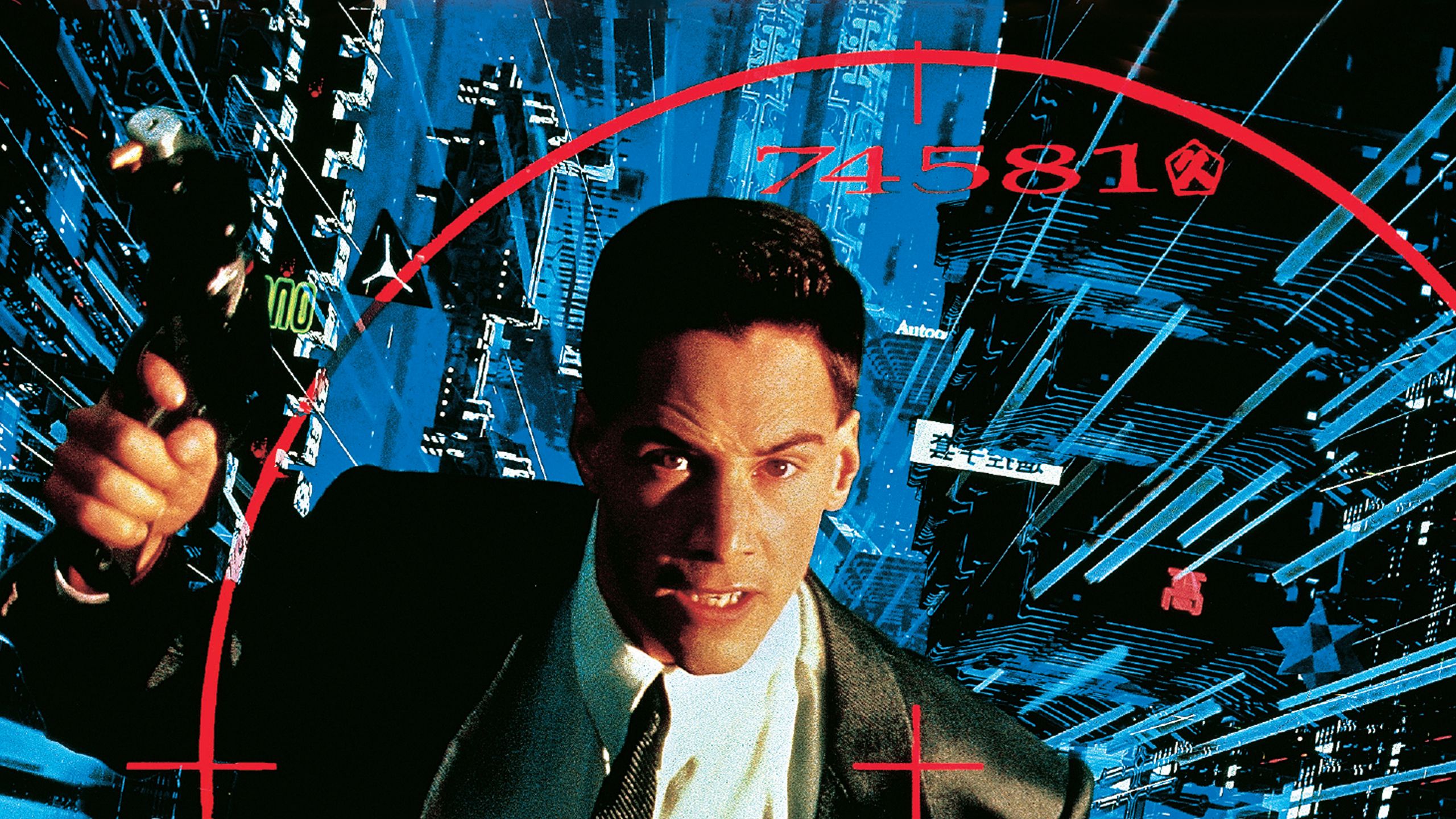 Keanu Reeves som titelkaraktären i Johnny Mnemonic. Foto: Tristar Pictures