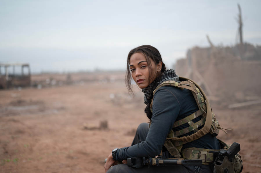 Se Zoe Saldaña och Morgan Freeman i trailern till Special Ops: Lioness 