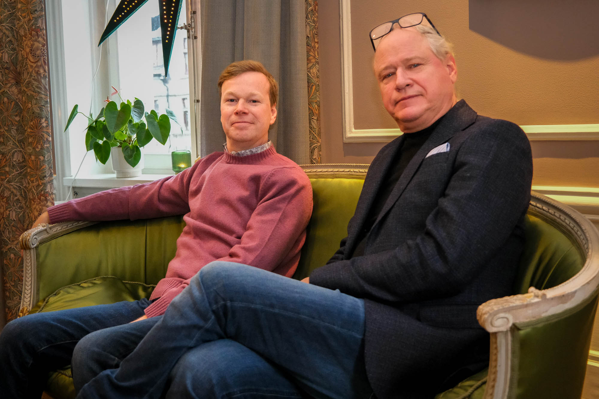 Johan Glans och Robert Gustafsson