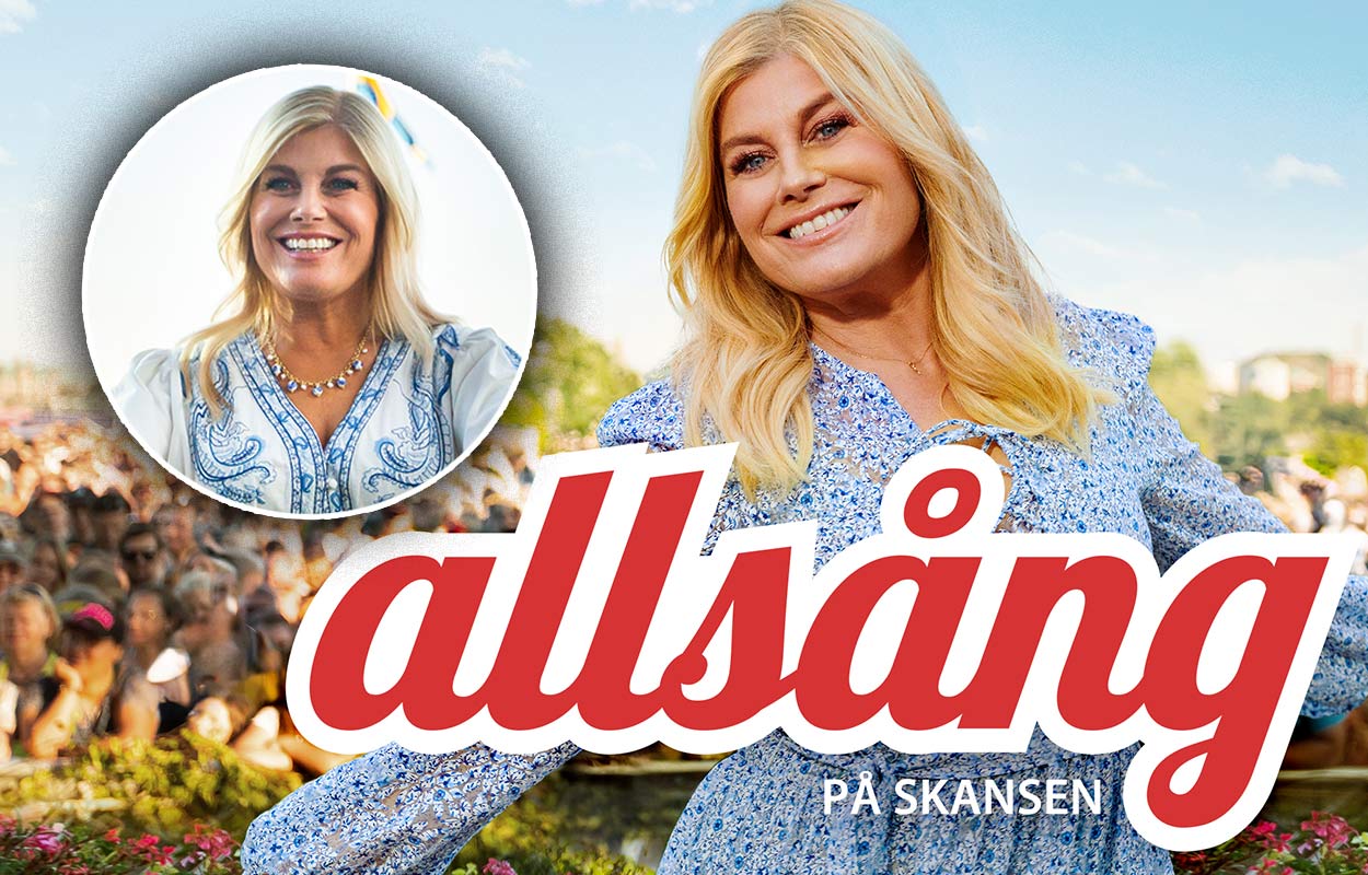 Då är det premiär för Allsång på Skansen 2024 med Pernilla Wahlgren