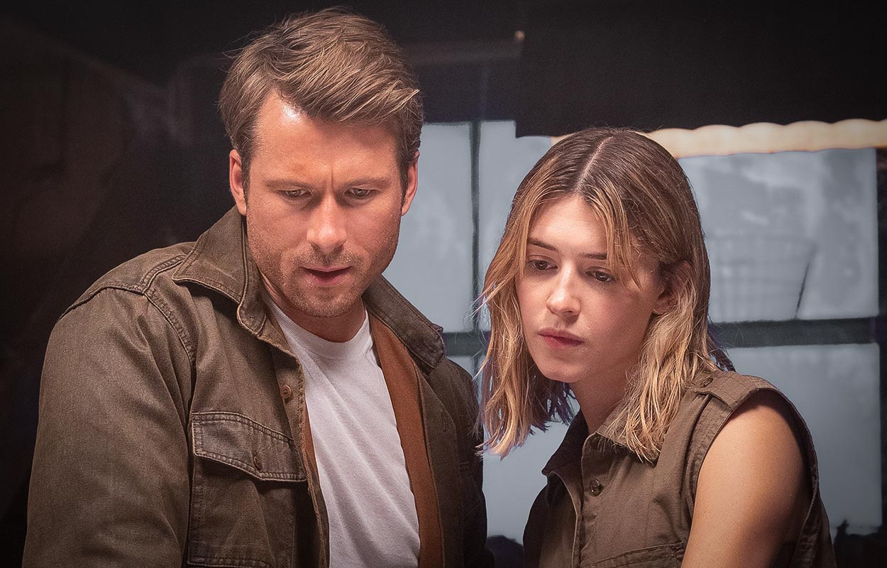 Glen Powell och Daisy Edgar-Jones i "Twisters".