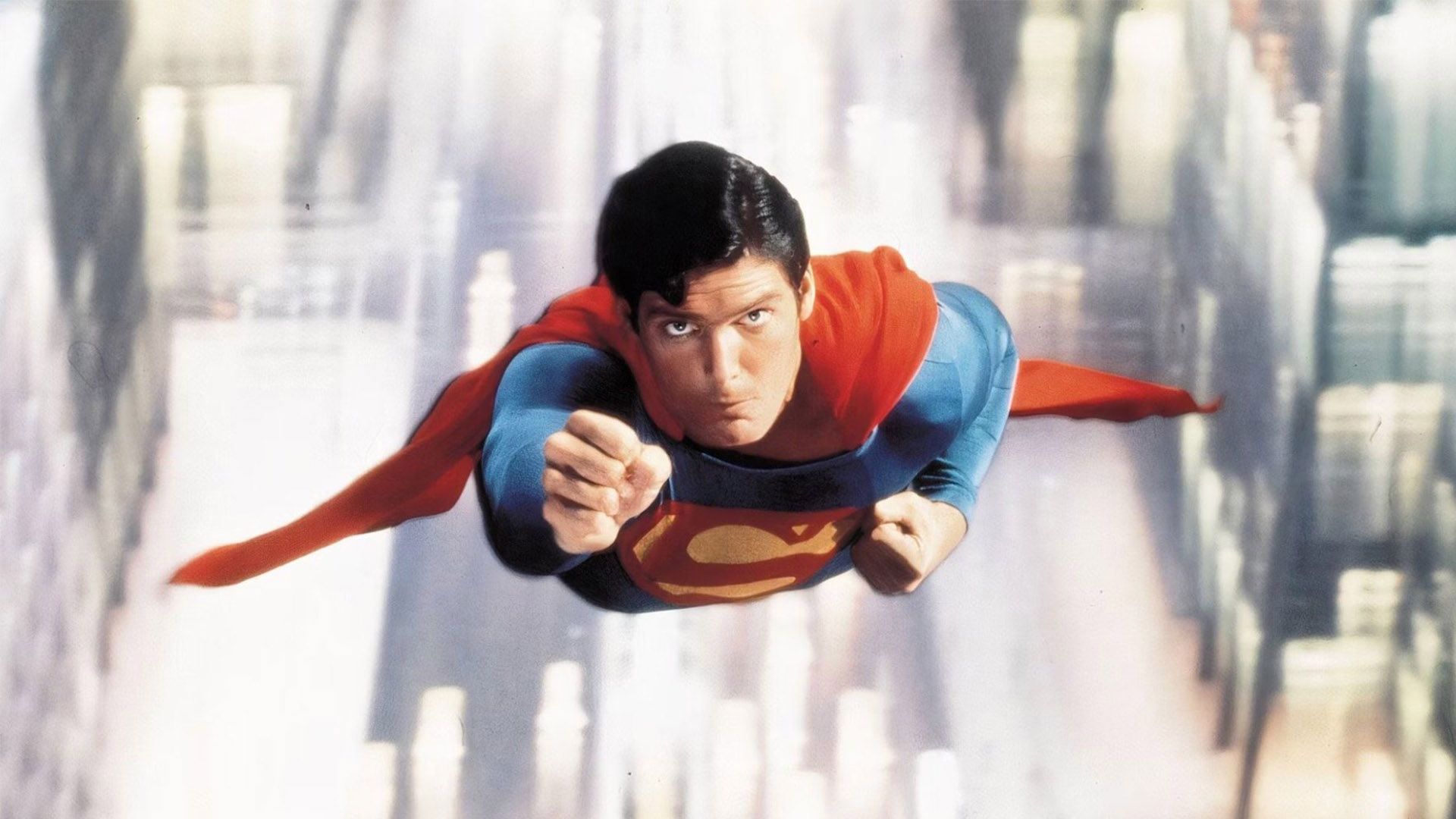 Christopher Reeve i Superman. Foto: HBO.