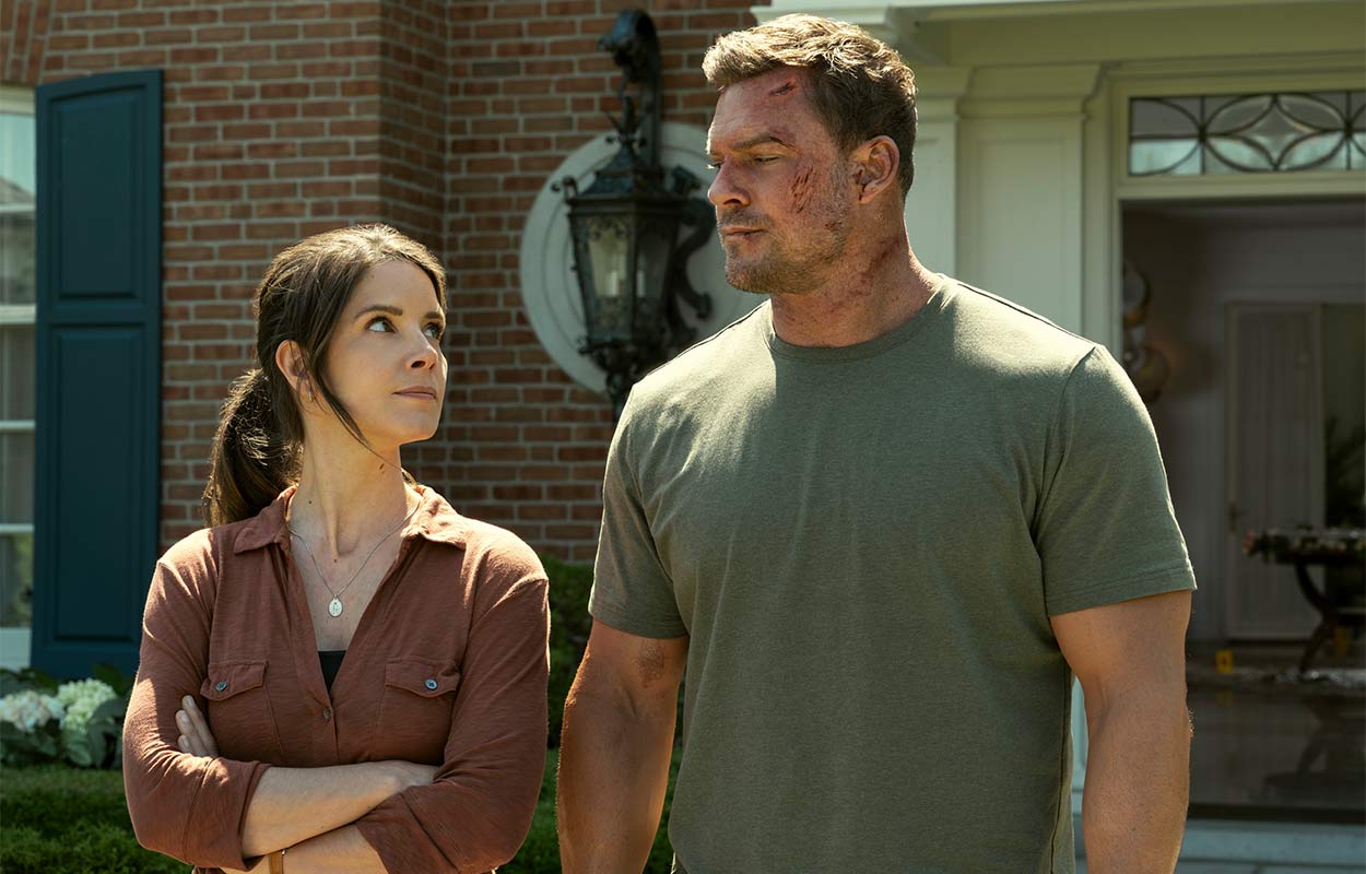 Alan Ritchson och Sony Cassidy i Reacher. Foto: Prime Video