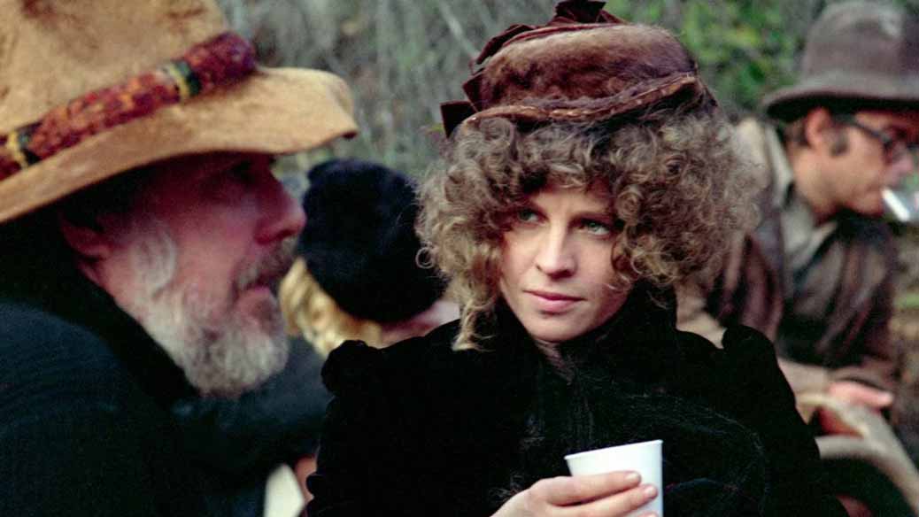 Robert Altman och Julie Christie under inspelningen av McCabe & Mrs. Miller.