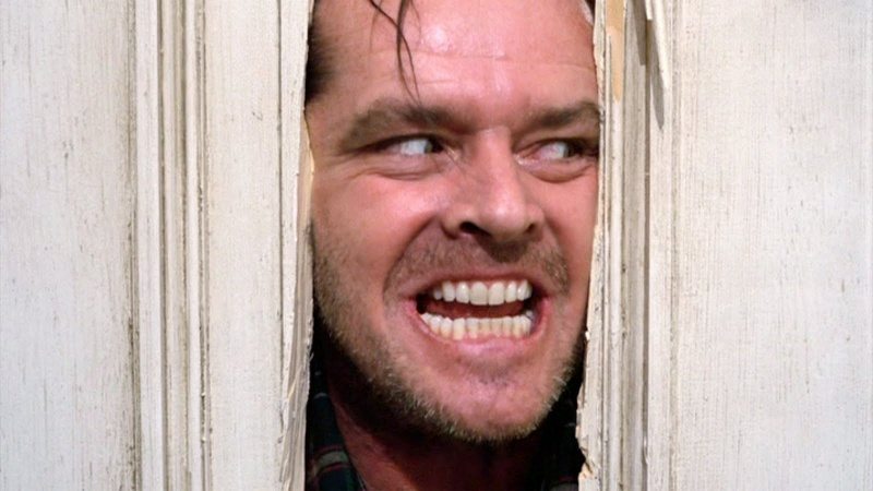 Jack Nicholson i The Shining.