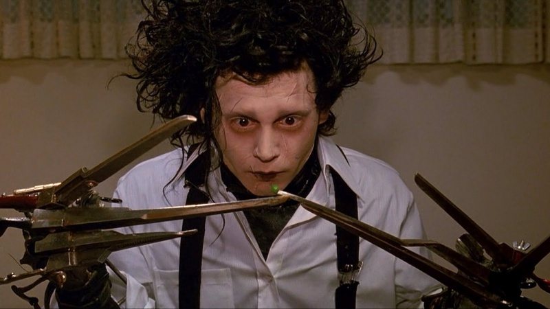 Johnny Depp som Edward Scissorhands