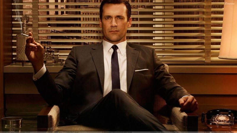 Jon Hamm som Don Draper