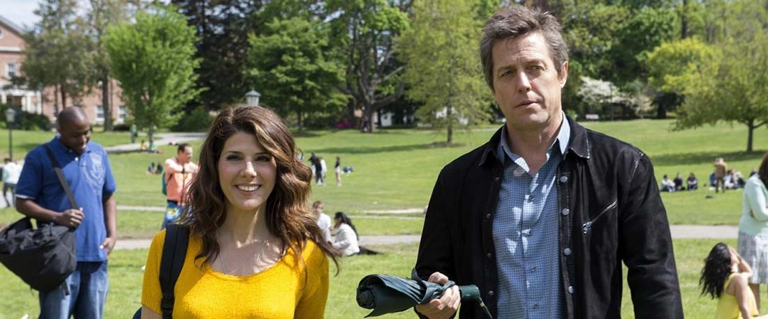 Hugh Grant och Marisa Tomei i "The Rewrite"