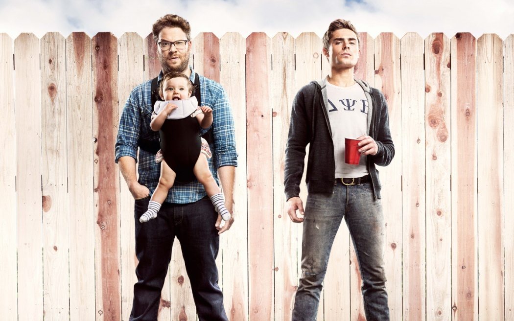 Set Rogen och Zack Efron i "Bad Neighbours 2" – en skön komedifilm.