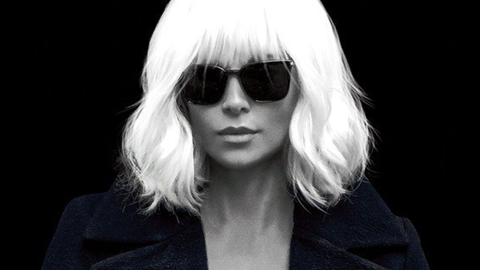 Charlize Theron poster till "Atomic Blonde", en av de bästa filmerna 2017.