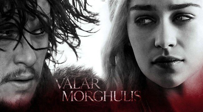 Kit Harington och Emilia Clarke i Game of Thrones