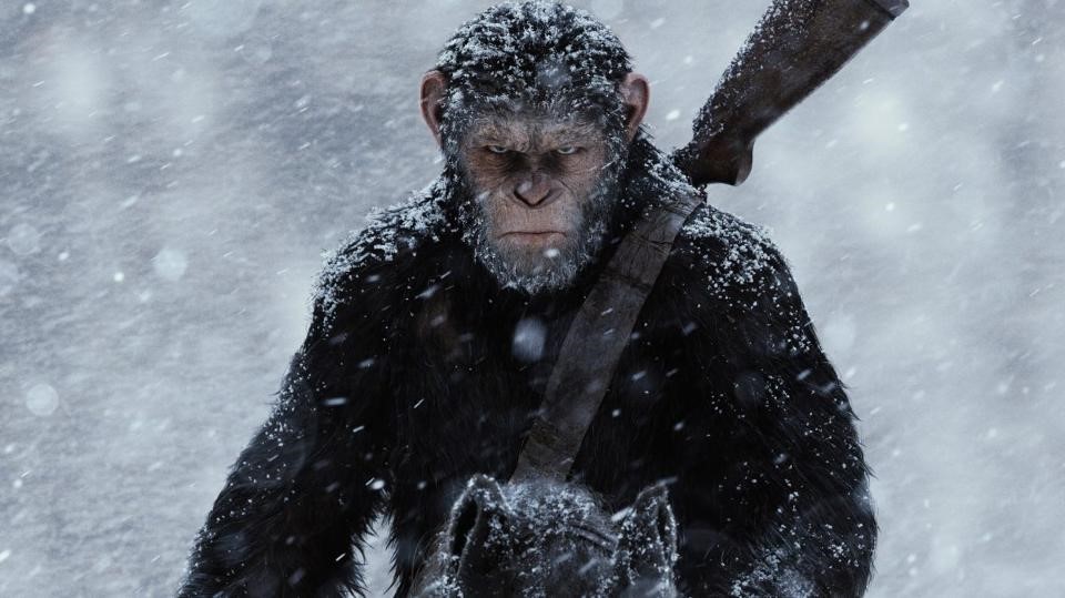 Från äventyret War of the planet of the apes