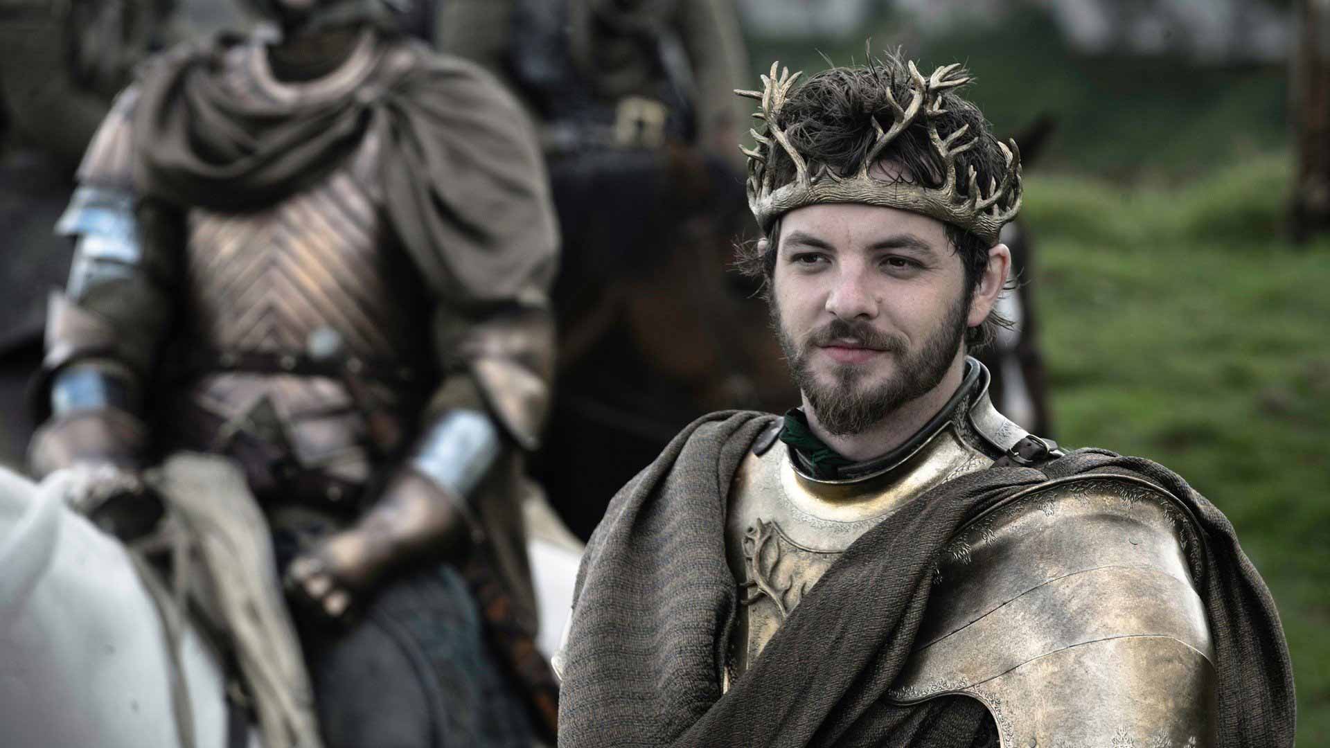 Renly rider på häst