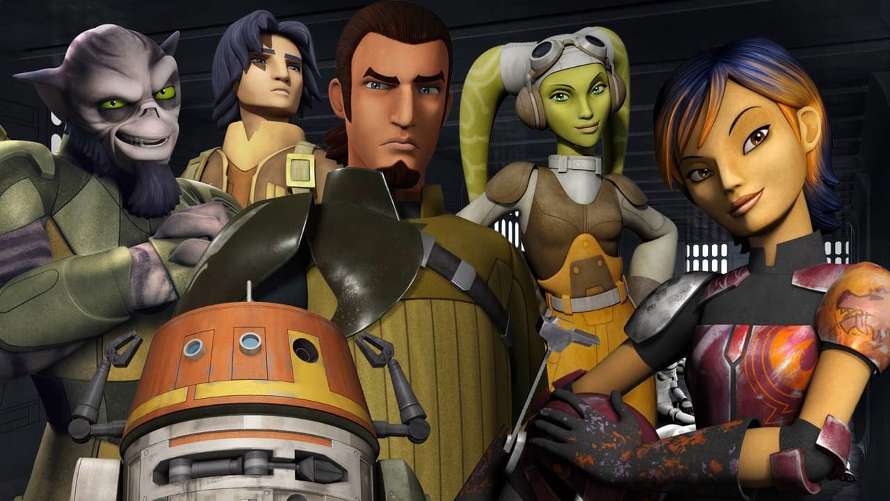 Ghost-gänget från "Star Wars: Rebels" står samlade