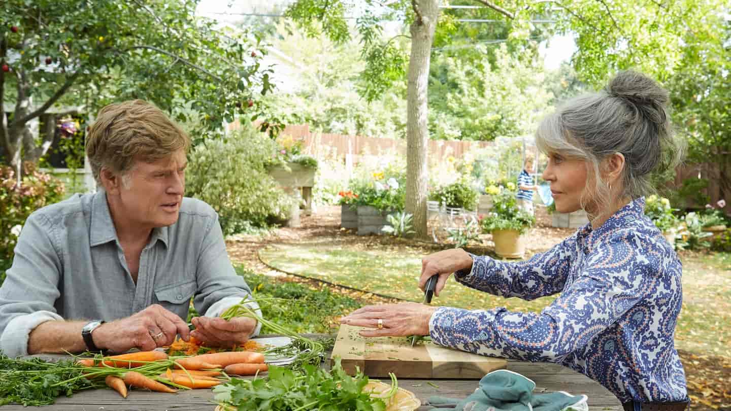 Robert Redford och Jane Fonda i Our Souls at Night av Ritesh Batra