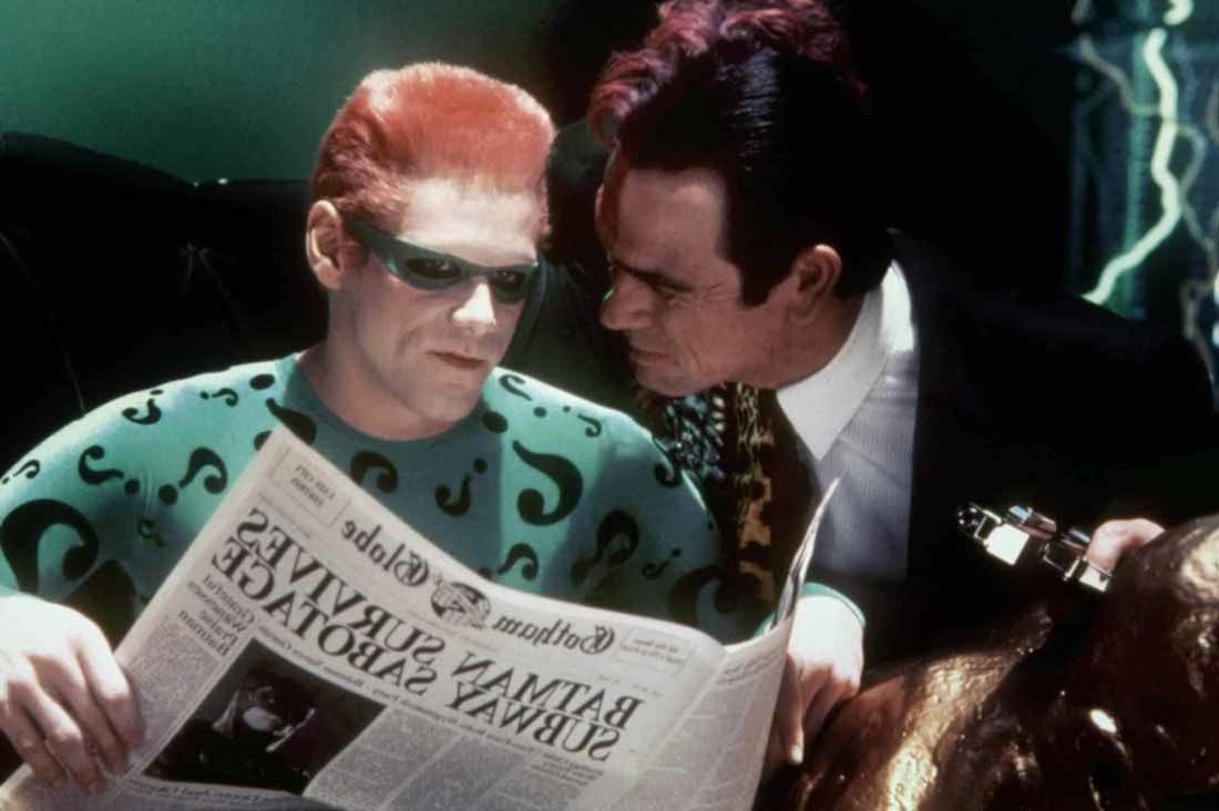 Jim Carrey Tommy Lee Jones i Batman Forever