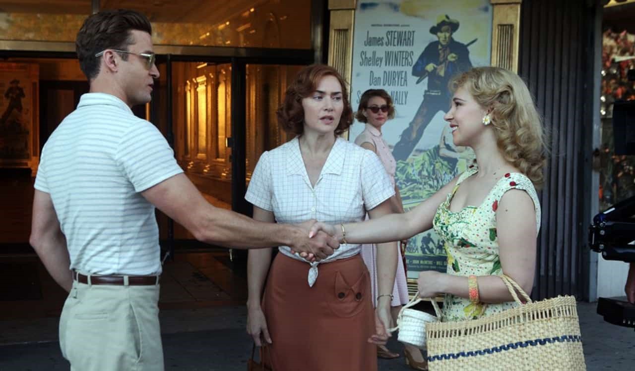 Justin Timerlake, Kate Winslet och Juno Temple i Wonder Wheel