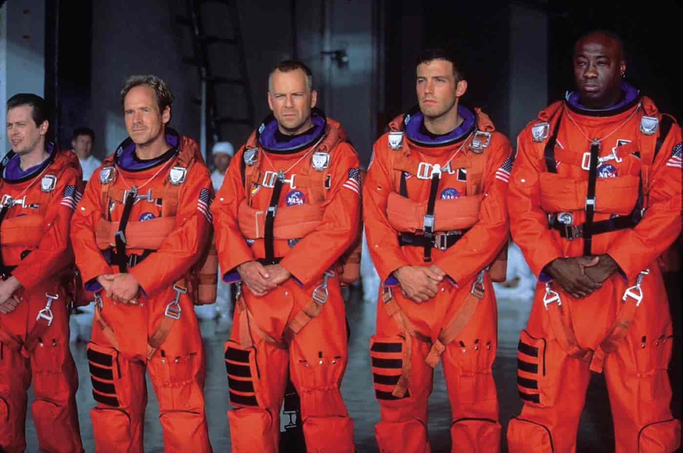 Skådespelarna i Armageddon - en riktigt bra katastroffilm