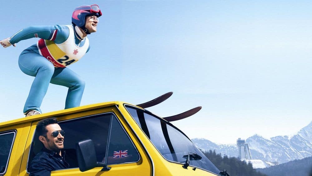 Poster från biografin Eddie the Eagle