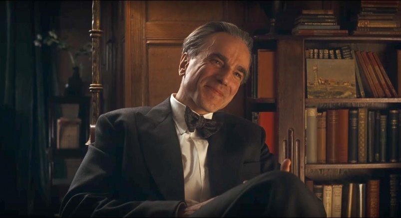 En bild på Daniel Day Lewis i Phantom Thread.