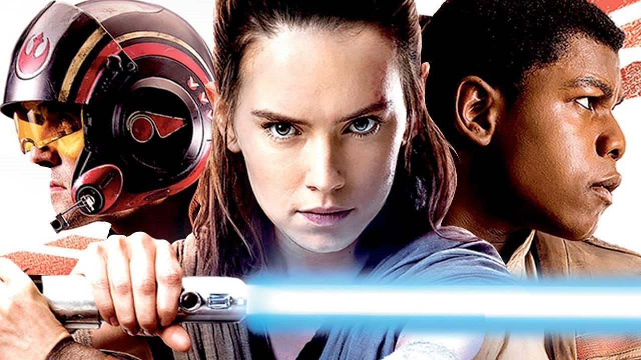 Daisy Ridley och John Boyega från The Last Jedi