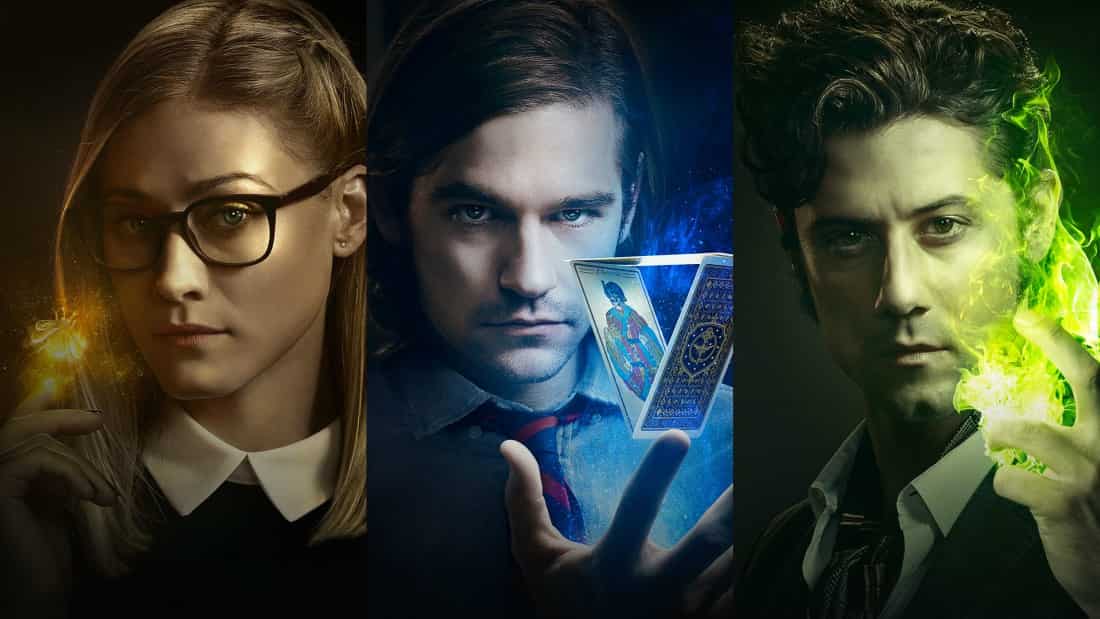 Poster till fantasy serien The Magicians.