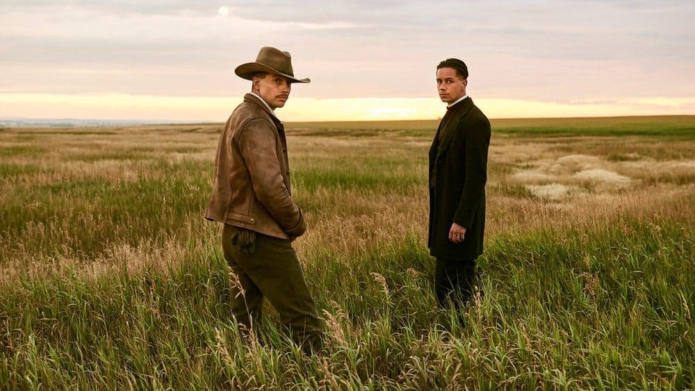 Logan Marshall-Green och Killian Scott i Damnation.