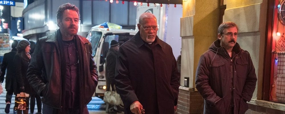 Bryan Cranston, Laurence Fishburne och Steve Carell i Richard Linklaters "Last Flag Flying"