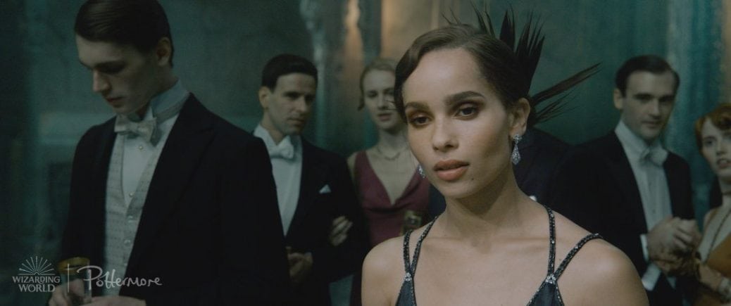 Leta Lestrange, spelad av Zoë Kravitz.