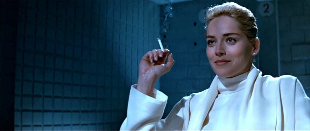 BILD: Sharon Stone i Basic Instinct.