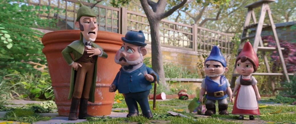 Mästerdetektiven Sherlock Gnomes.