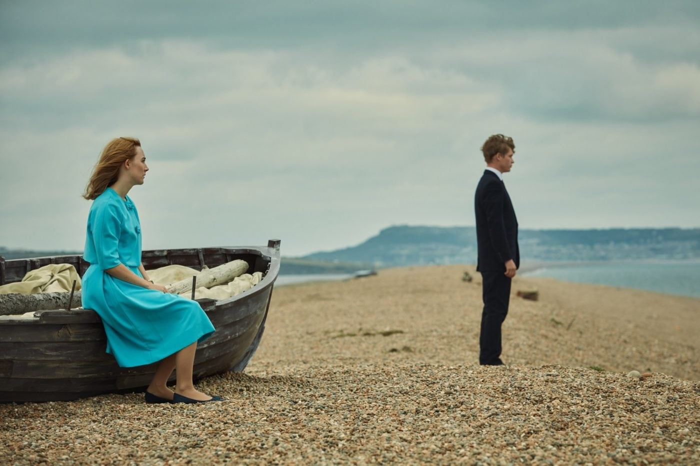 Saoirse Ronan i "På Chesil Beach".