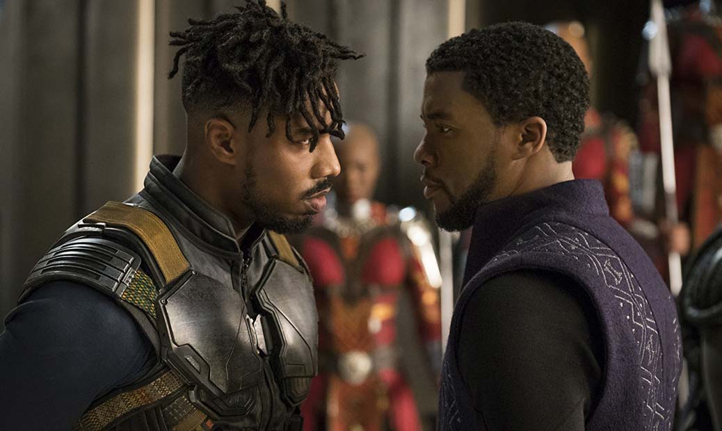 Michael B. Jordan och Michael Boseman.