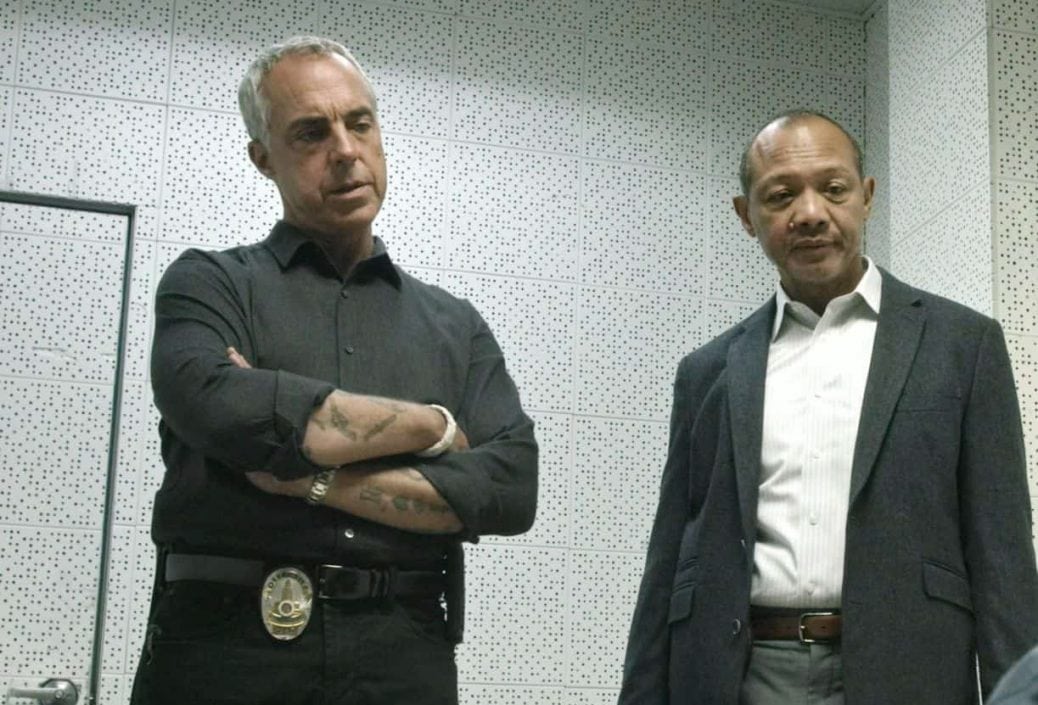 Titus Welliver och Paul Calderón i Bosch