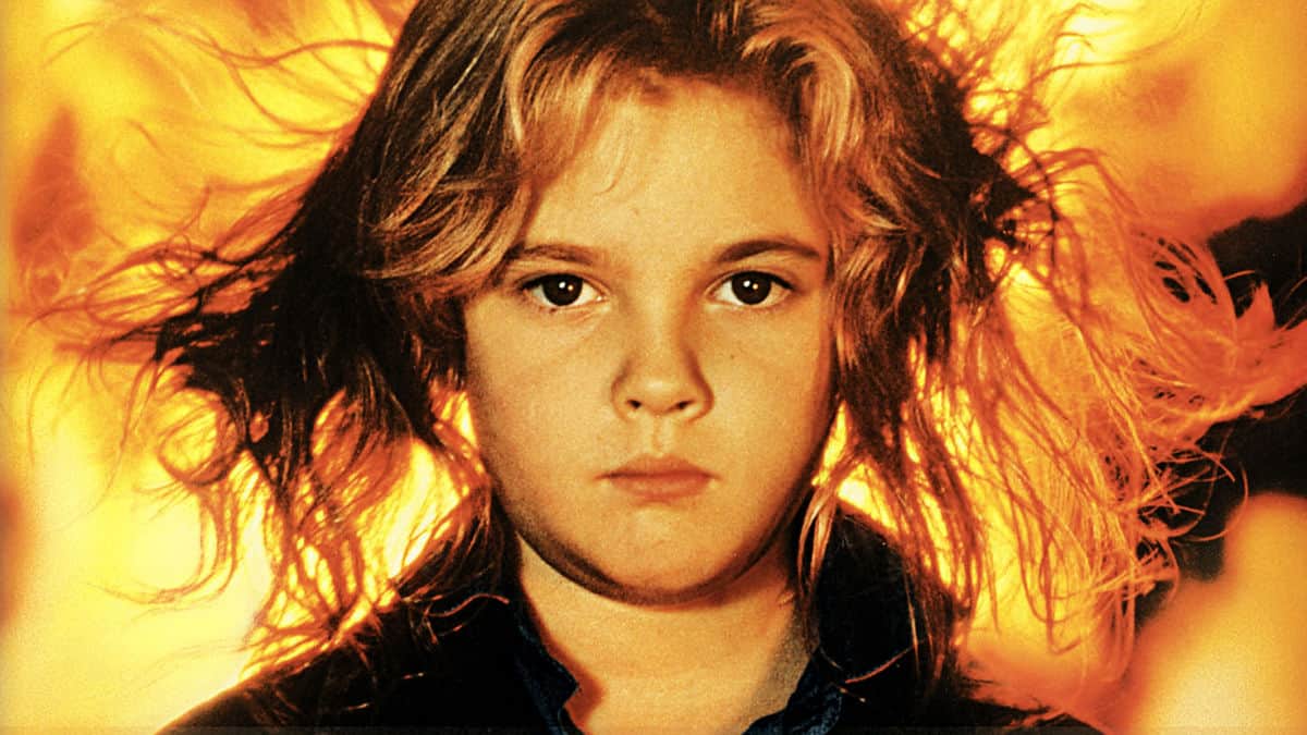 Från filmen Firestarter (1984).