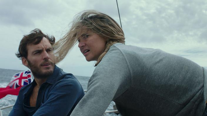 Shailene Woodley och Sam Claflin spelar huvudrollerna i Adrift