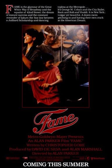 Poster till Fame (1980).