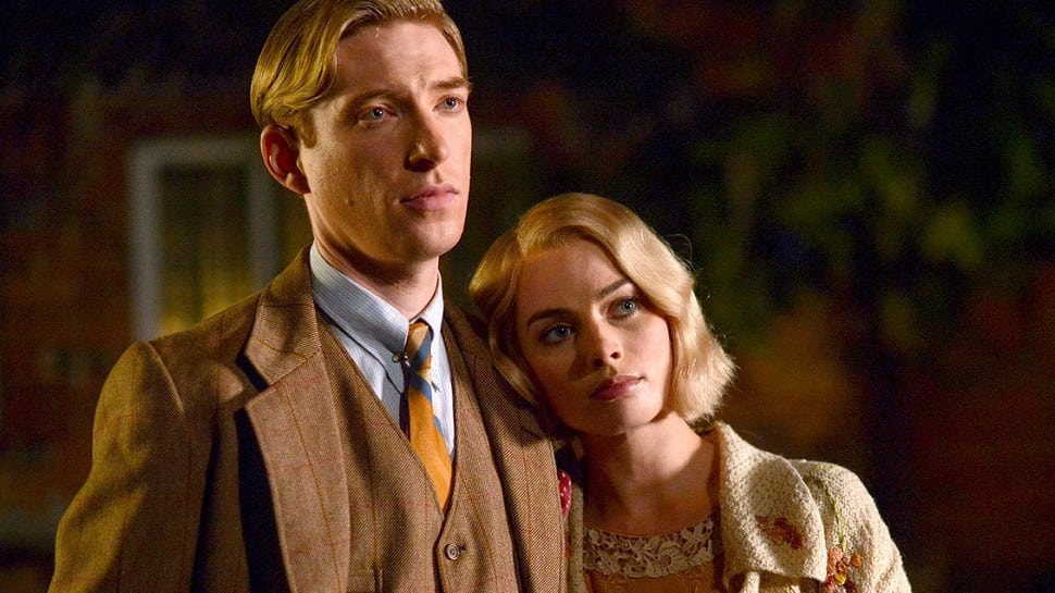 Margot Robbie och Domnhall Gleeson i Goodbye Christopher Robinson.