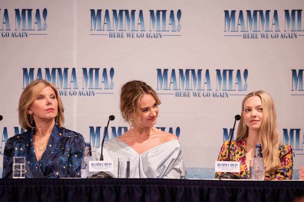 Presskonferens för Mamma Mia 2