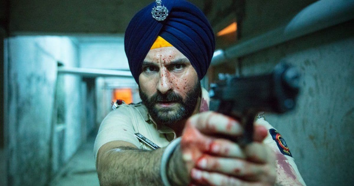 Bild på Said Ali Khan, som spelar rollen som Sartaj Singh i Sacred Games