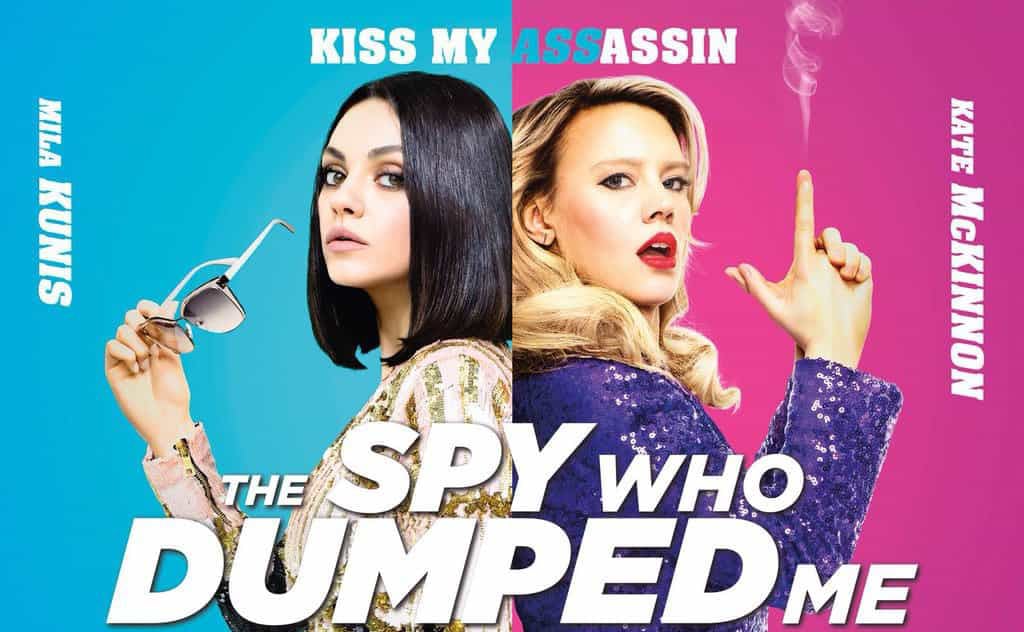 Affisch till The Spy Who Dumped Me med Mila Kunis och Kate McKinnon