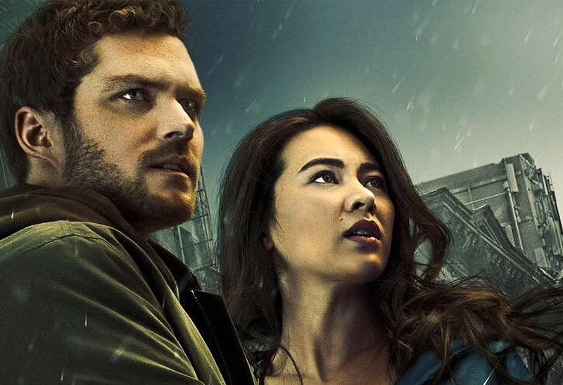 Affisch till Iron Fist med Finn Jones och Jessica Henwick