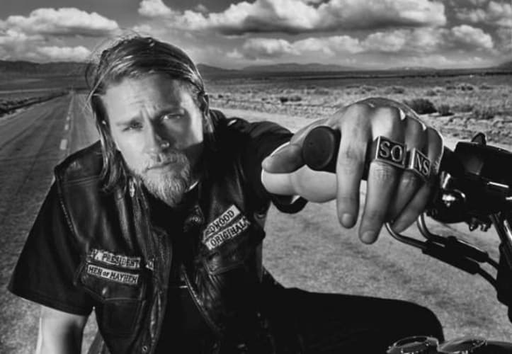 Charlie Hunnam som Jax Teller i Sons of Anarchy